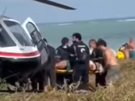 Ataque a tiros causa pânico na praia de Ponta de Campina, em Cabedelo; vítima é socorrida de helicóptero