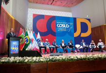 Jorginho Mello governandor de Santa Catarina participa da abertura do 14º COSUD no Rio de Janeiro com foco em segurança pública