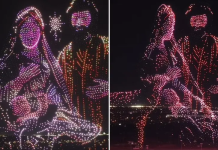 Show com 5 mil drones recria nascimento de Jesus e encanta público no Texas