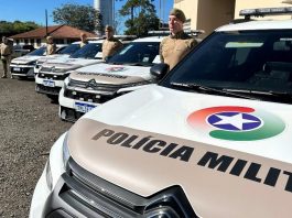 Novas viaturas e armamentos reforçam estrutura da PM no Oeste de SC