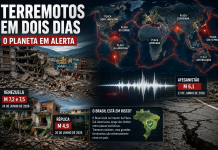 Planeta registra sequência de fortes terremotos em apenas dois dias
