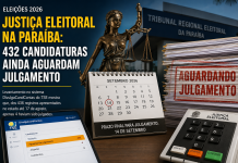 432 candidaturas ainda aguardam julgamento na Paraíba; ritmo da Justiça Eleitoral preocupa candidatos e eleitores