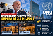 Comitiva de Lula na ONU: hospedagem em Nova York supera R$ 3,2 milhões em viagem de menos de 48 horas